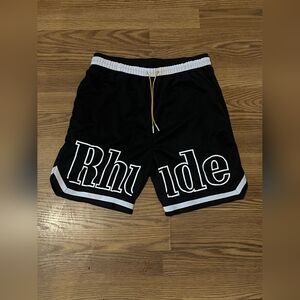 Rhude Black Athletic Shorts